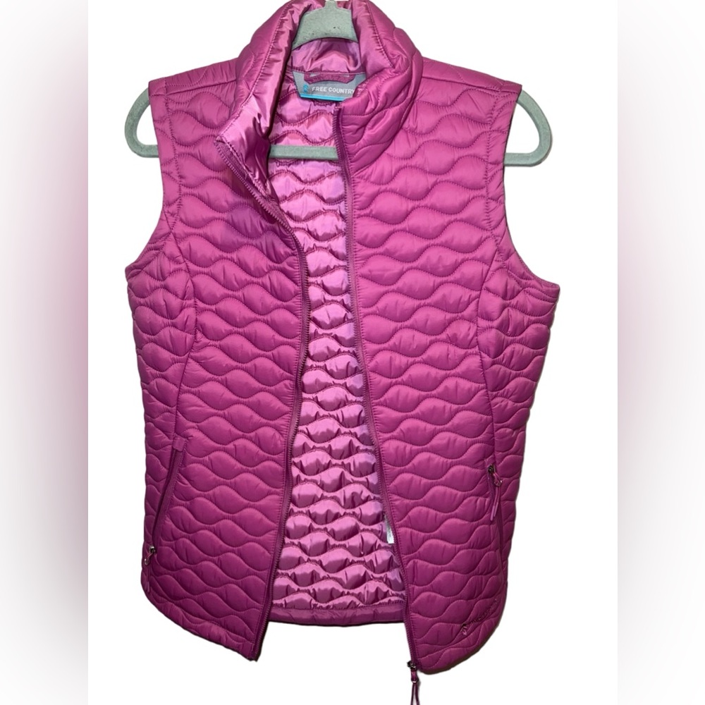 Free Country Pink Puffer Vest